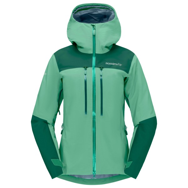 Norrøna - Women's Trollveggen GORE-TEX Pro Light Jacket - Regenjacke Gr XS türkis