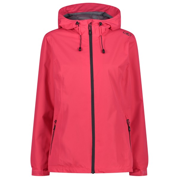 CMP - Women's Jacket Fix Hood with Pack Pocket - Regenjacke Gr 34 rosa/rot