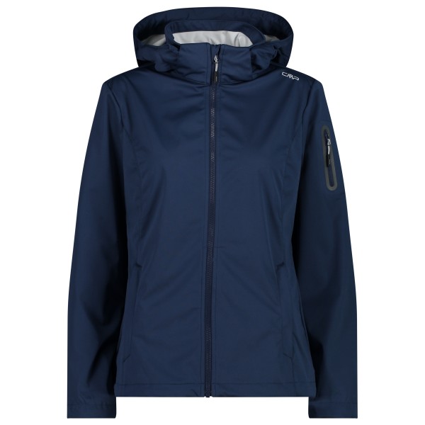 CMP - Women's Light Softshell Jacket Zip Hood - Softshelljacke Gr 34 blau