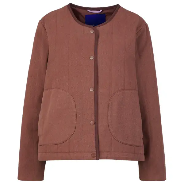 Selfhood - Women's Quilted Jacket - Freizeitjacke Gr XS braun