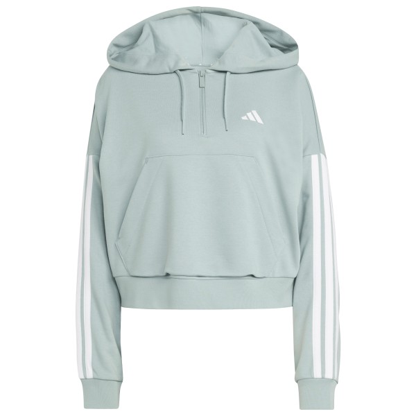 adidas - Women's 3-Stipes French Terry QZ Hoodie - Sweat- & Trainingsjacke Gr XS grau