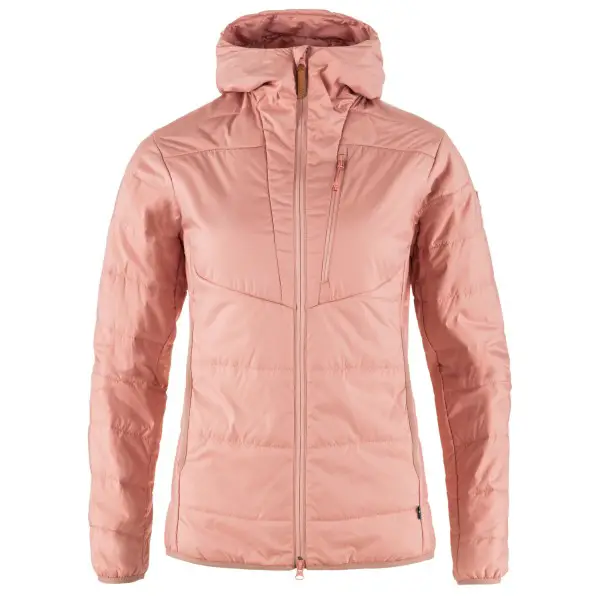 Fjällräven - Women's Keb Padded Hoodie - Kunstfaserjacke Gr L rosa