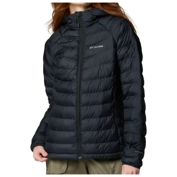 Columbia - Women's Powder Lite II Hooded Jacket - Kunstfaserjacke Gr L schwarz