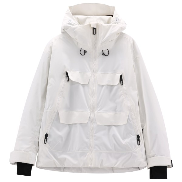 CMP - Women's Jacket Fix Hood with Chest Pockets - Skijacke Gr XXS grau/weiß