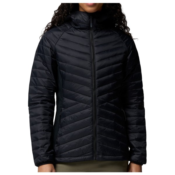 Columbia - Women's Powder Pass III Hybrid Hooded Jacket - Kunstfaserjacke Gr XS schwarz