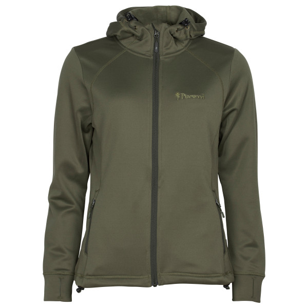 Pinewood - Women's Finnveden Damen Sweatjacke - Fleecejacke Gr S oliv