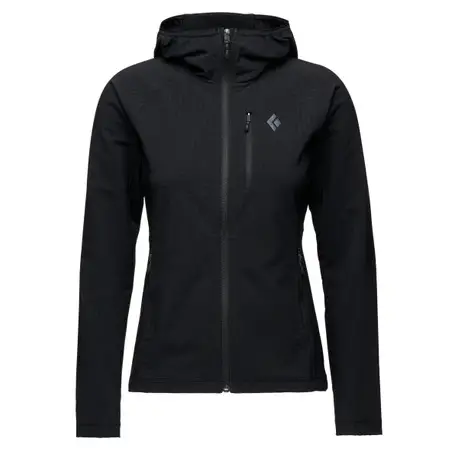 Black Diamond - Women's Coefficient Storm Full Zip Hoody - Fleecejacke Gr M schwarz