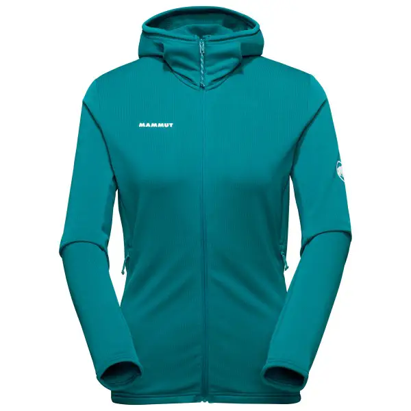 Mammut - Women's Aconcagua Light Midlayer Hooded Jacket - Fleecejacke Gr XS türkis
