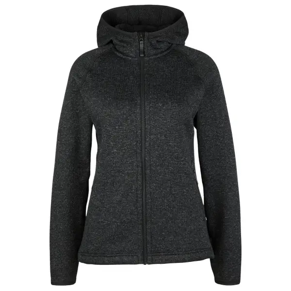 Heber Peak - Women's CrownHe. II Knit Zip Hoody - Fleecejacke Gr XS schwarz