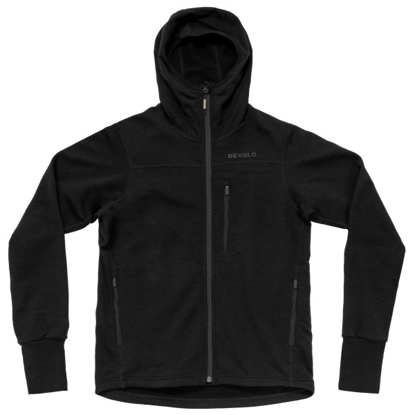 Devold - Women's Explorer Merino Hooded Jacket - Merinojacke Gr XS schwarz