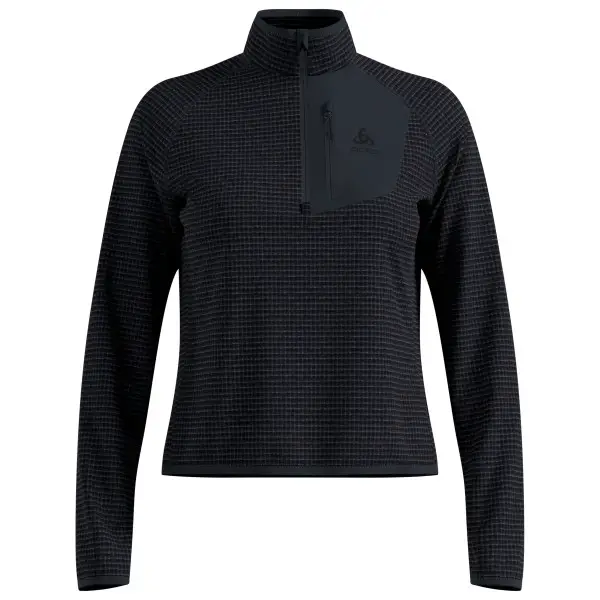 Odlo - Women's Mid Layer 1/2 Zip Ascent - Fleecejacke Gr XS schwarz