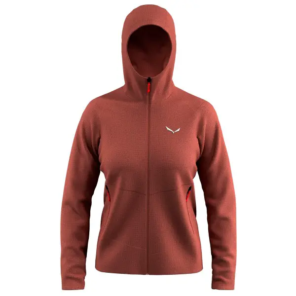 Salewa - Women's Puez Rocca PL HD Jacket - Fleecejacke Gr 38 rot