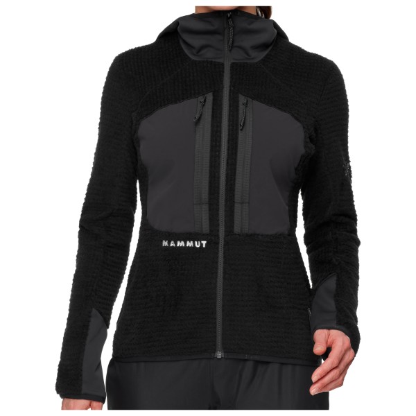 Mammut - Women's Eiger Nordwand Pro Midlayer Air Hooded - Fleecejacke Gr XS schwarz