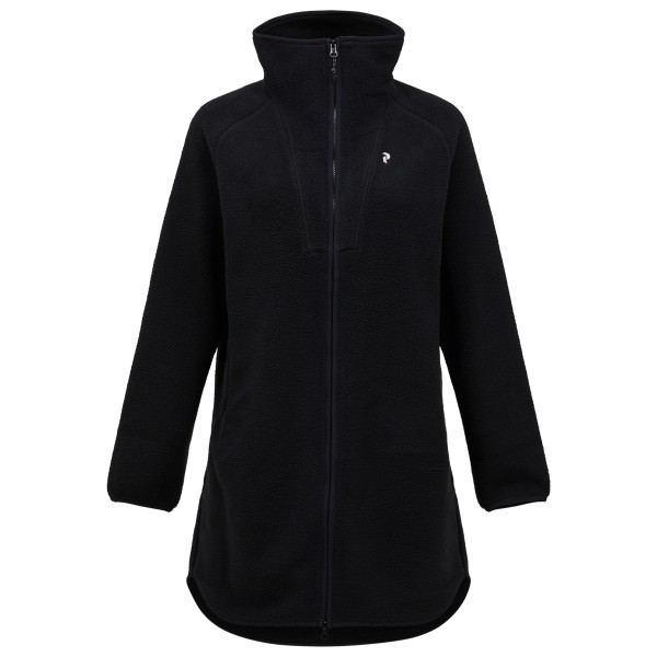 Peak Performance - Women's Naturerush Pile Long Full Zip - Fleecejacke Gr XS schwarz