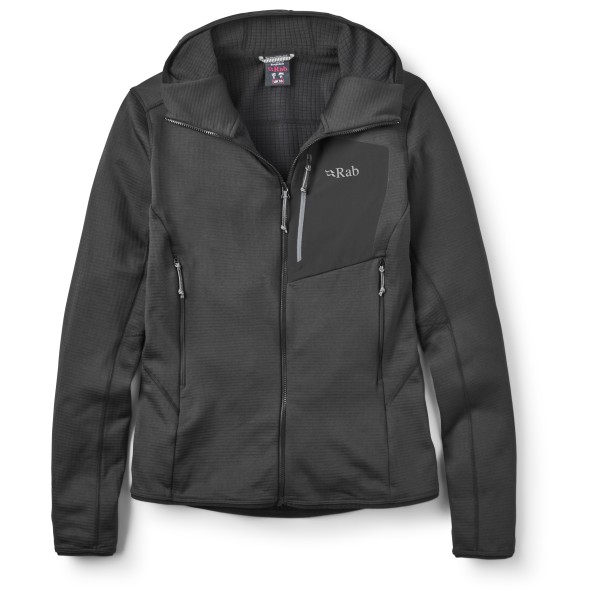 Rab - Women's Ascendor Hoody - Fleecejacke Gr 38 grau