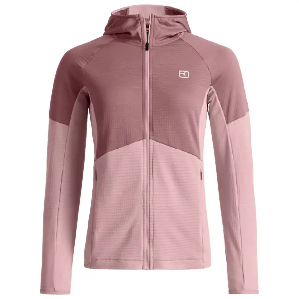 Ortovox - Women's Fleece Light Grid Hoody - Fleecejacke Gr XS rosa