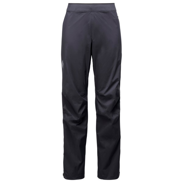 Black Diamond - Women's Fineline Stretch FZ Pants - Regenhose Gr XS schwarz