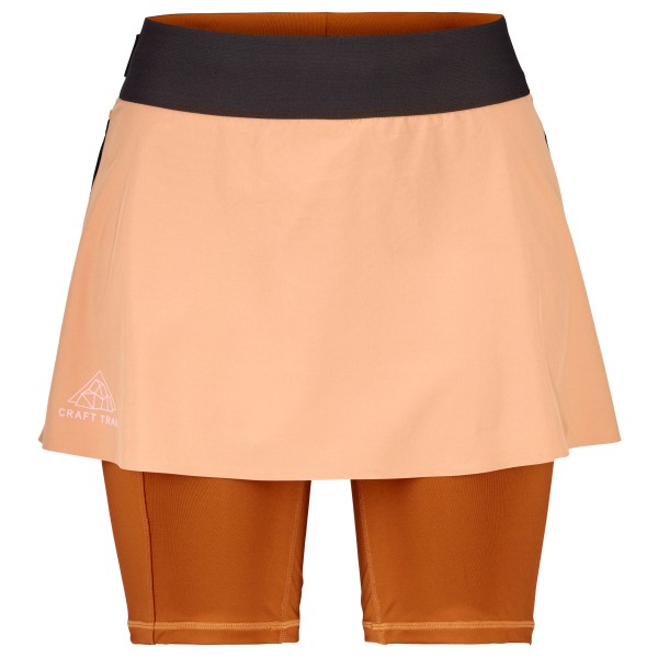 Craft - Women's Pro Trail 2In1 Skirt - Laufshorts Gr XXL beige