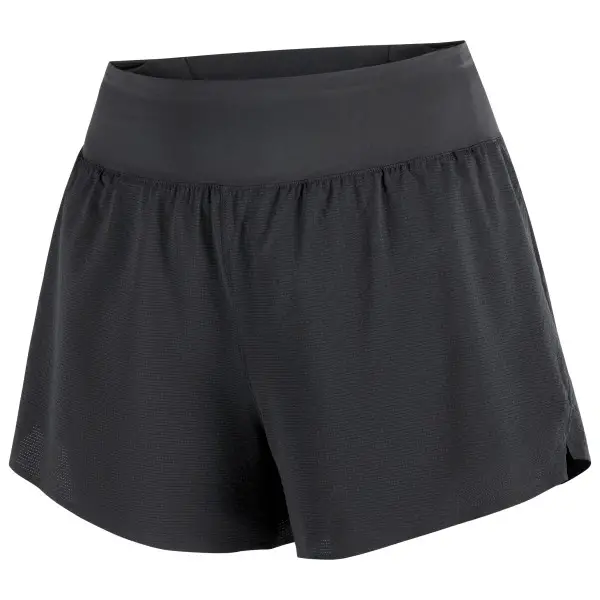 Salomon - Women's Sense Aero Stow 4 Shorts - Laufshorts Gr S grau/schwarz