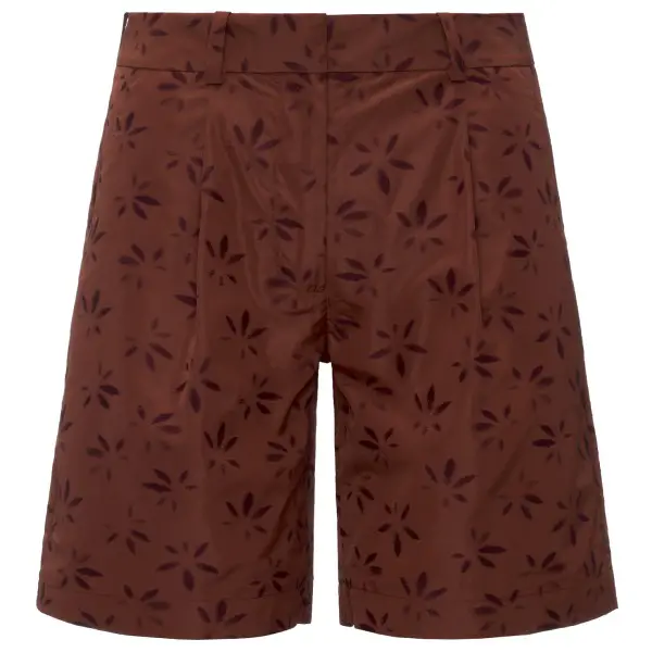 K-Way - Women's Larose Emby Jacquard - Shorts Gr XS rot/braun