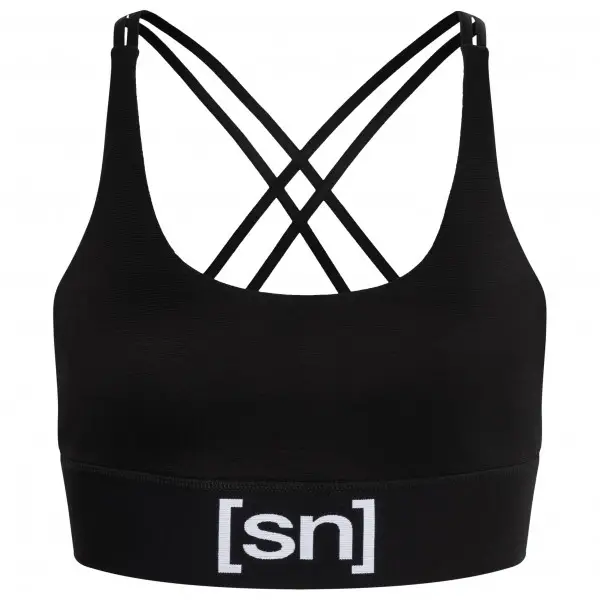 super.natural - Women's Super Top - Sport-BH Gr S schwarz