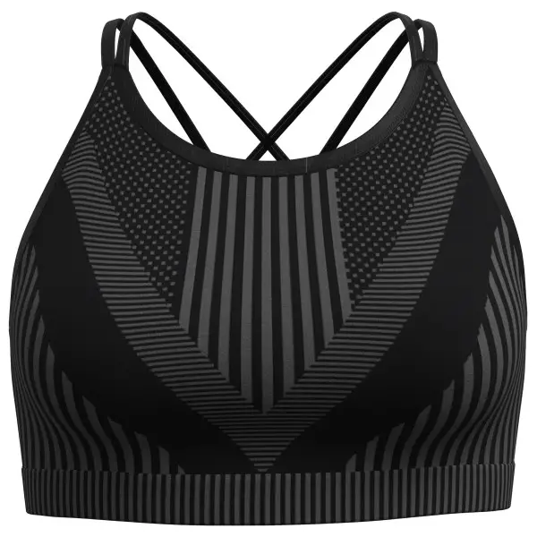 Smartwool - Women's Intraknit Strappy Bra - Sport-BH Gr L schwarz