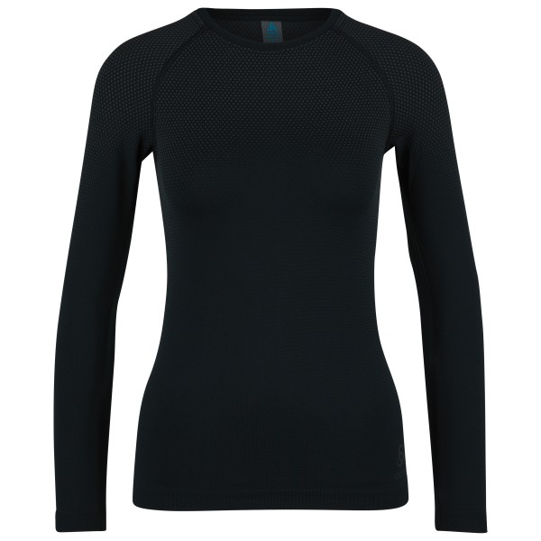 Odlo - Women's Baselayer L/S Performance Light Eco - Kunstfaserunterwäsche Gr XL schwarz