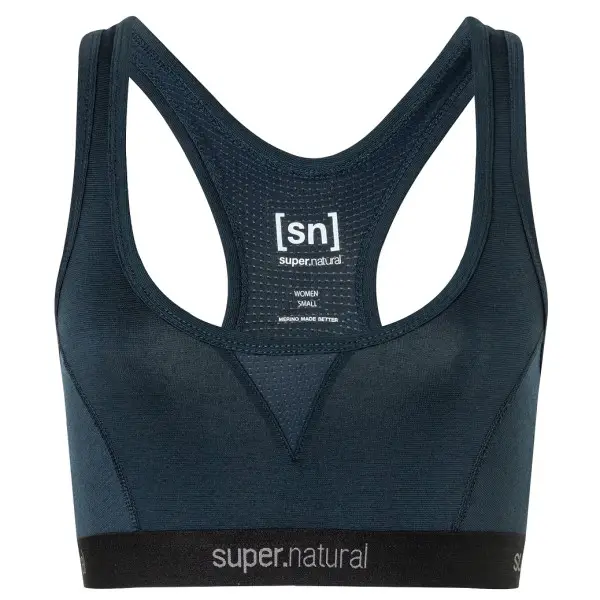super.natural - Women's Tundra 220 Semplice Bra - Sport-BH Gr XS blau