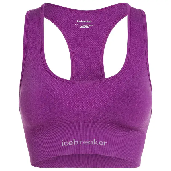 Icebreaker - Women's Merino 260 Zoneknit Seamless Bra - Sport-BH Gr XS lila