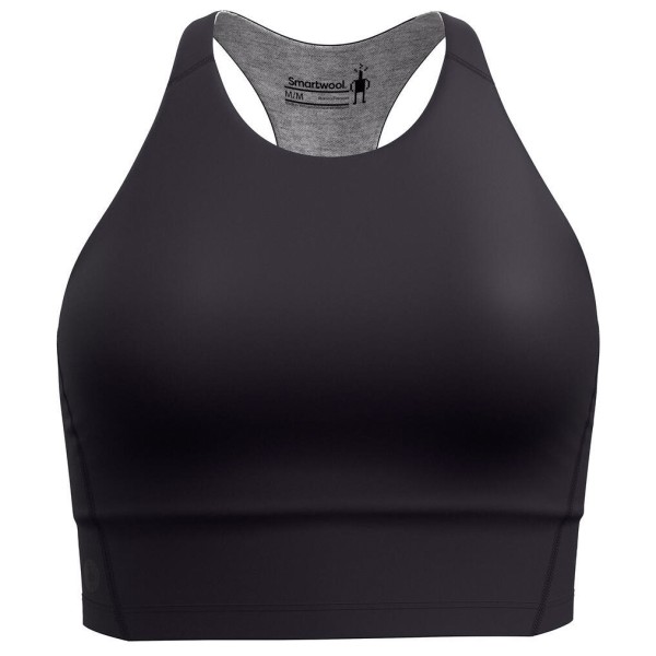 Smartwool - Women's Active Crop Bra - Sport-BH Gr XL schwarz/grau