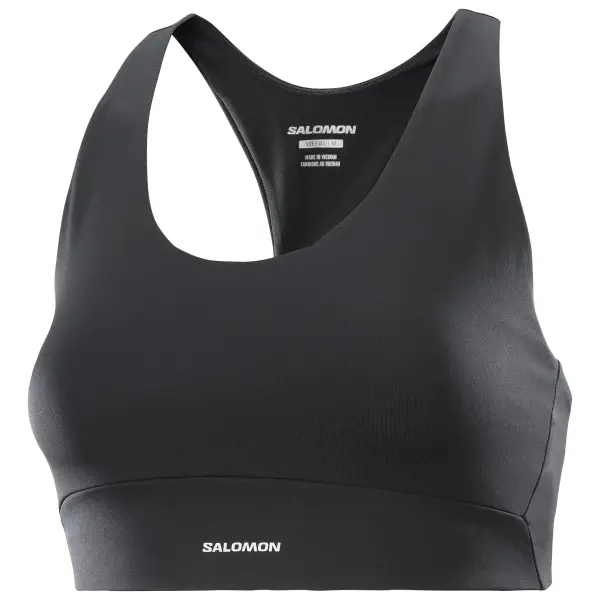 Salomon - Women's SHKout Core Bra - Sport-BH Gr M schwarz/grau