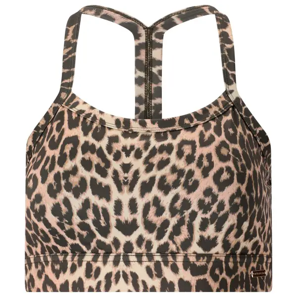 ATHLECIA - Women's Bloom V2 Printed Sports Bra - Sport-BH Gr S braun