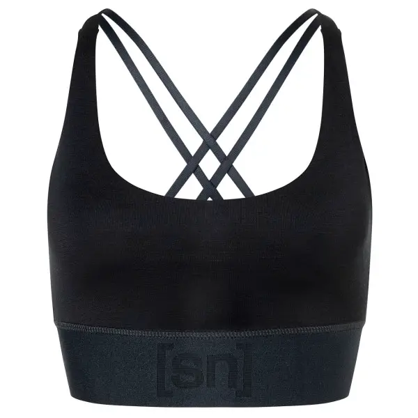 super.natural - Women's Lux Super Top - Sport-BH Gr S schwarz