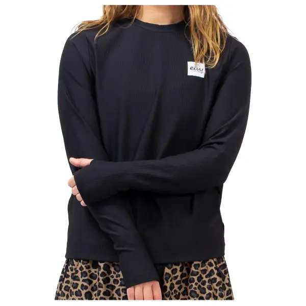 Eivy - Women's Versa Loose Fit Rib Top - Longsleeve Gr XL schwarz
