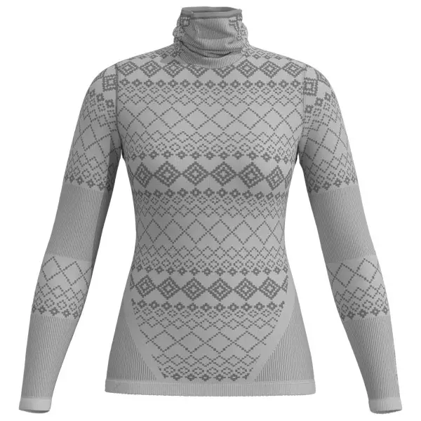 Löffler - Women's Rollneck L/S Transtex Warm RETR'X - Kunstfaserunterwäsche Gr 32/34 grau