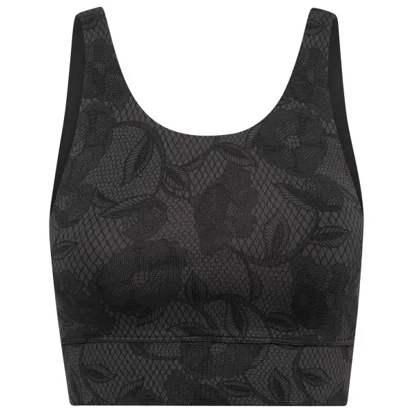 Hey Honey - Women's Bustier Dark Lace - Sport-BH Gr XS schwarz