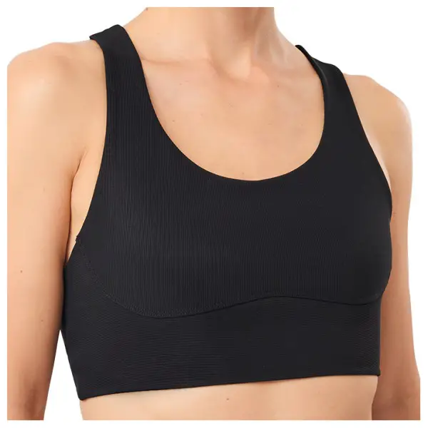 Mandala - Women's Racer Bra - Sport-BH Gr L schwarz/beige