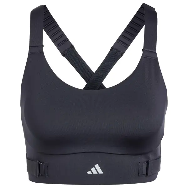 adidas - Women's Fastim L HS Bra - Sport-BH Gr M - Cup: A-B grau/blau