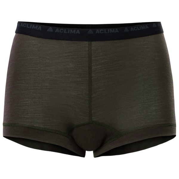 Aclima - Women's LW Hipster - Merinounterwäsche Gr M schwarz/oliv