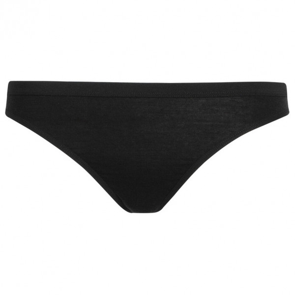 Icebreaker - Women's Siren Thong - Merinounterhose Gr S schwarz