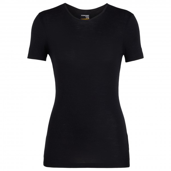 Icebreaker - Women's 175 Everyday S/S Crewe - Merinounterwäsche Gr XS schwarz