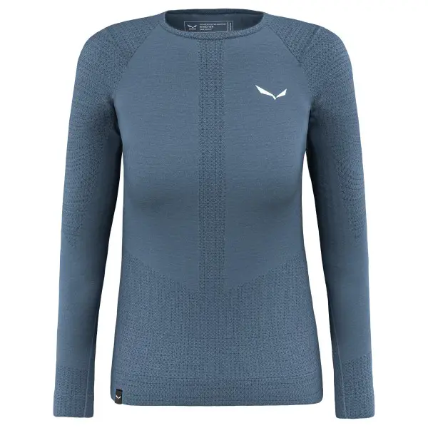 Salewa - Women's Zebru Responsive L/S Tee - Merinounterwäsche Gr 34 blau