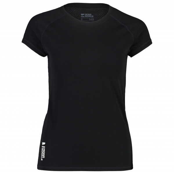 Mons Royale - Women's Bella Tech Tee - Merinounterwäsche Gr XL schwarz