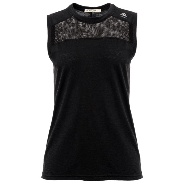 Aclima - Women's Lightwool Sports Singlet - Merinounterwäsche Gr XS schwarz