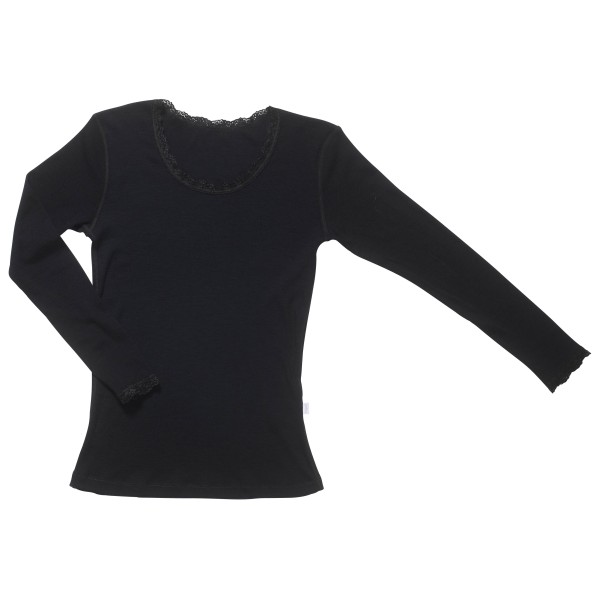 Joha - Women's Blouse 70402 - Merinounterwäsche Gr XS schwarz