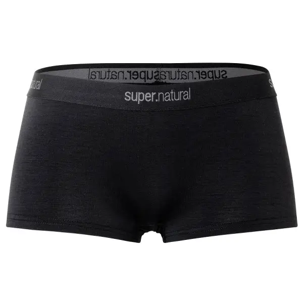 super.natural - Women's Semplice Hipster - Merinounterwäsche Gr S schwarz