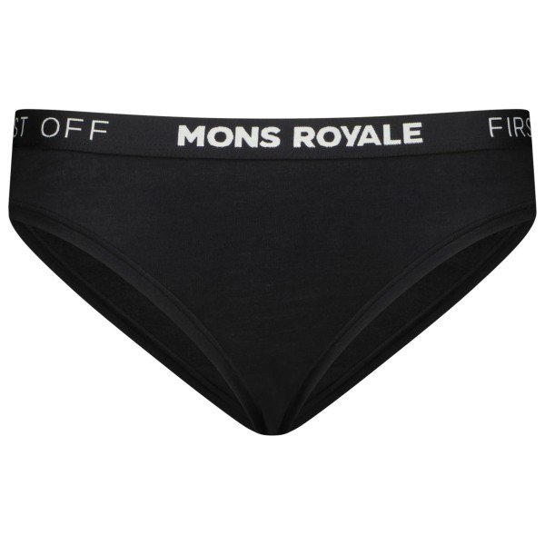 Mons Royale - Women's Folo Merino Briefs - Merinounterwäsche Gr XS schwarz