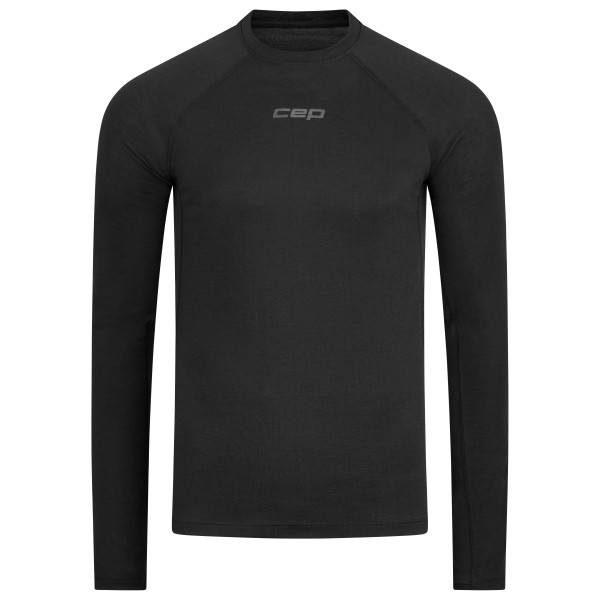 CEP - Women's Core Run Merino Base Layer L/S - Merinounterwäsche Gr S schwarz