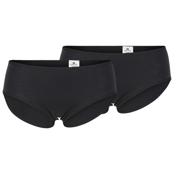 Heber Peak - Women's MerinoMix165 PineconeHe. Hipster 2-Pack - Merinounterwäsche Gr XS schwarz