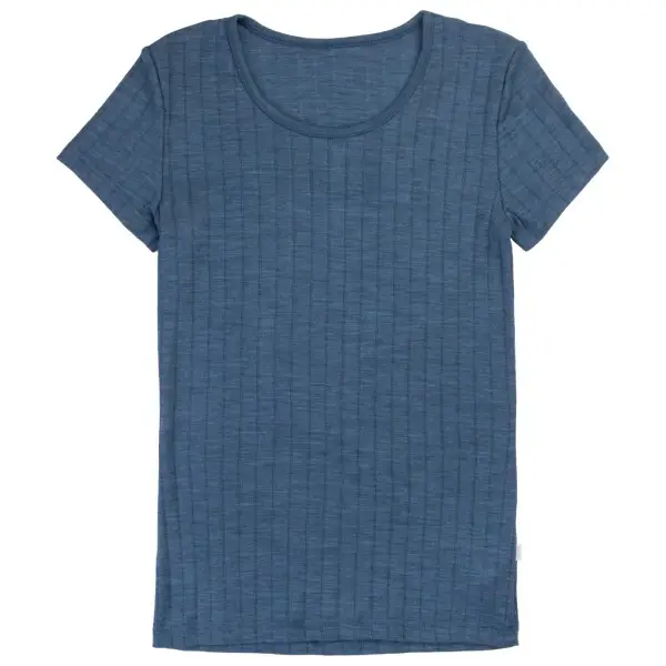 Joha - Women's Blouse Short Sleeves - Merinounterwäsche Gr S blau